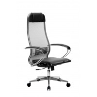 Кресло МЕТТА комплект 4 (MPRU)/подл.131/осн.004 (Серый/Серый)
