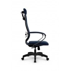 Кресло МЕТТА комплект B 2m 34P/подл.127/осн.001 (Рогожка B Синий)