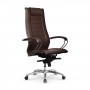 Кресло Samurai Lux-2 MPES кожа, темно-коричневый купить со скидкой