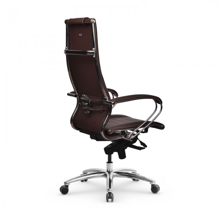 Кресло Samurai Lux-2 MPES кожа, темно-коричневый купить со скидкой