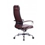 Кресло МЕТТА комплект-6 (MPES)/подл.116/осн.003 (Темно-коричневый) купить со скидкой