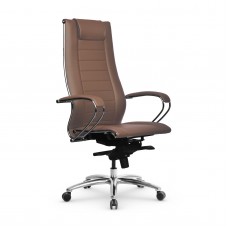 Кресло Samurai Lux-2 MPES кожа, светло-коричневый 
