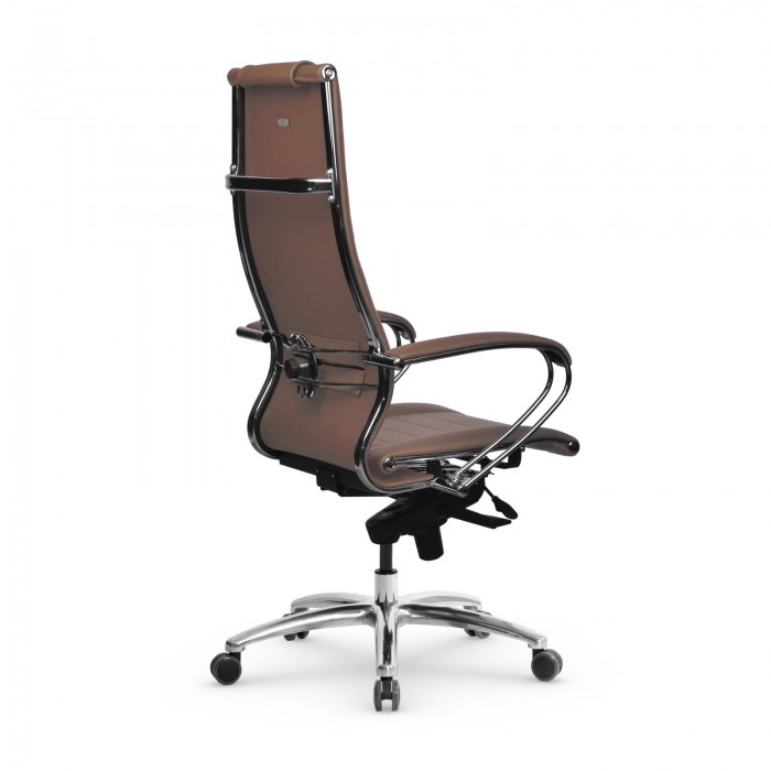 Кресло Samurai Lux-2 MPES кожа, светло-коричневый купить со скидкой