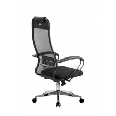 Кресло МЕТТА комплект 11 (MPRU)/подл.130/осн.004 (Черный)