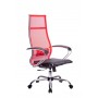 Кресло МЕТТА комплект-7 (MPRU)/подл.131/осн.003 (Красный) купить со скидкой