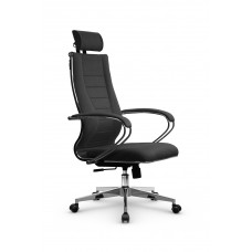 Кресло МЕТТА комплект B 2m 34PF/подл.127/осн.004 (Рогожка B Темно-серый)