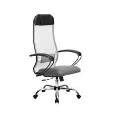Кресло МЕТТА комплект 11 (MPRU)/подл.130/осн.003 (Светло-серый/Светло-серый)