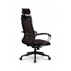 Кресло МЕТТА комплект B 2m 34P/подл.127/осн.002 (Рогожка B Темно-коричневый)