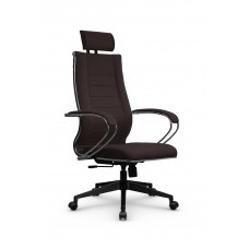 Кресло МЕТТА комплект B 2m 34P/подл.127/осн.002 (Рогожка B Темно-коричневый)