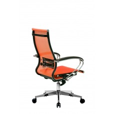 Кресло МЕТТА комплект 9 (MPRU)/подл.131/осн.004 (Оранжевый/Оранжевый)