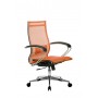 Кресло МЕТТА комплект-9 (MPRU)/подл.131/осн.004 (Оранжевый/Оранжевый) купить со скидкой