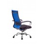Кресло МЕТТА комплект-19 (MPRU)/подл.130/осн.003 (Синий) купить со скидкой