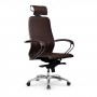 Кресло Samurai K-2.04 MPES кожа, темно-коричневый купить со скидкой