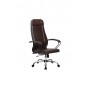 Кресло МЕТТА комплект-30 (MPES)/подл.117/осн.003 (Темно-коричневый) купить со скидкой