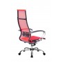 Кресло МЕТТА комплект-7 (MPRU)/подл.131/осн.003 (Красный/Красный) купить со скидкой