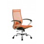 Кресло МЕТТА комплект-9 (MPRU)/подл.131/осн.003 (Оранжевый/Оранжевый) купить со скидкой