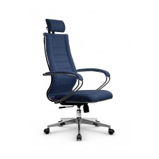 Кресло МЕТТА комплект B 2m 34P/подл.127/осн.004 (Рогожка B Синий)