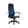 Кресло МЕТТА комплект B 1m 32PF/подл.127/осн.001 (Рогожка B Синий) купить со скидкой