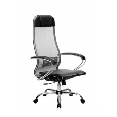 Кресло МЕТТА комплект 4 (MPRU)/подл.131/осн.003 (Серый/Серый)