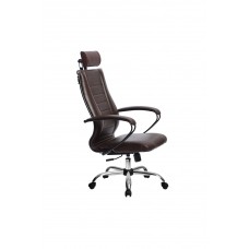 Кресло МЕТТА комплект 34 (MPES)/подл.117/осн.003 (Темно-коричневый)