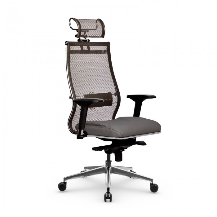 Кресло Samurai SL-3.051 MPES (Светло-коричневый/Серый) купить со скидкой