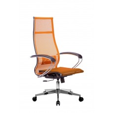 Кресло МЕТТА комплект 7 (MPRU)/подл.131/осн.004 (Оранжевый/Оранжевый)