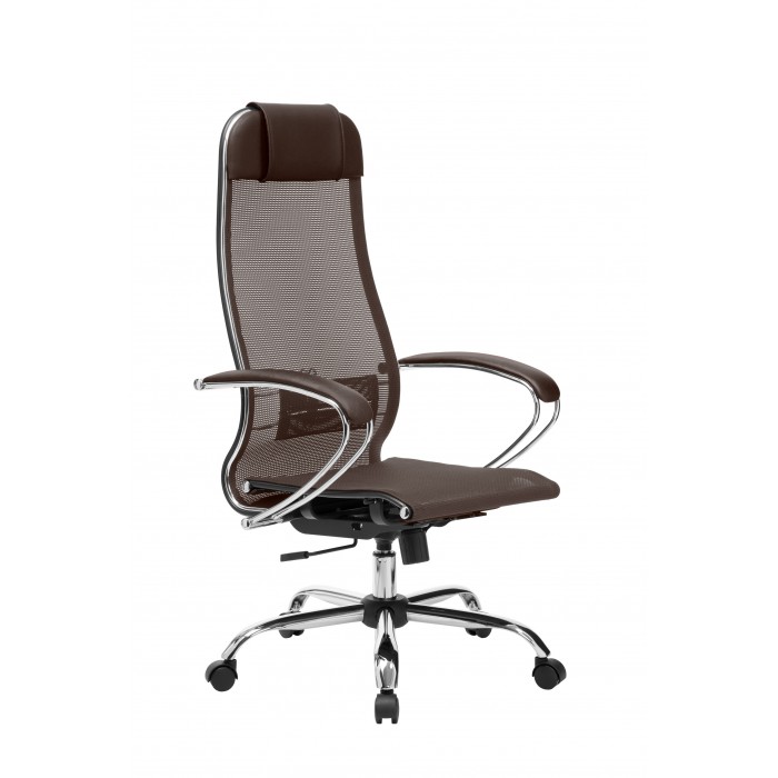 Кресло МЕТТА комплект-12 (MPRU)/подл.131/осн.003 (Светло-коричневый) купить со скидкой