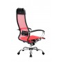Кресло МЕТТА комплект-4 (MPRU)/подл.131/осн.003 (Красный/Красный) купить со скидкой