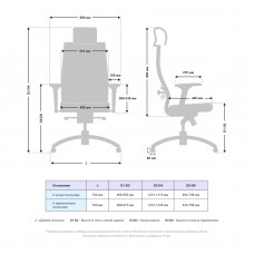 Кресло Samurai SL-3.051 MPES сетка/кожа, темно-бежевый 