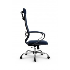Кресло МЕТТА комплект B 2m 34PF/подл.127/осн.003 (Рогожка B Синий)