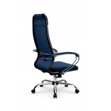 Кресло МЕТТА комплект B 1m 32P/подл.127/осн.003 (Рогожка B Синий)