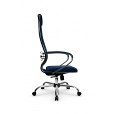 Кресло МЕТТА комплект B 1m 32P/подл.127/осн.003 (Рогожка B Синий)