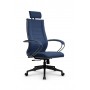 Кресло МЕТТА комплект B 2m 34P/подл.127/осн.002 (Рогожка B Синий) купить со скидкой