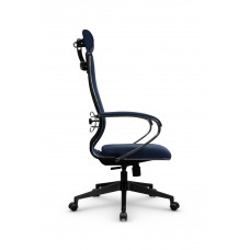 Кресло МЕТТА комплект B 2m 34P/подл.127/осн.002 (Рогожка B Синий)