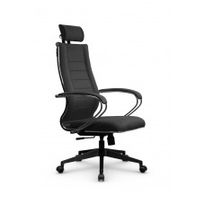 Кресло МЕТТА комплект B 2m 34P/подл.127/осн.002 (Рогожка B Темно-серый)