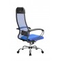 Кресло МЕТТА комплект-11 (MPRU)/подл.130/осн.003 (Синий/Синий) купить со скидкой