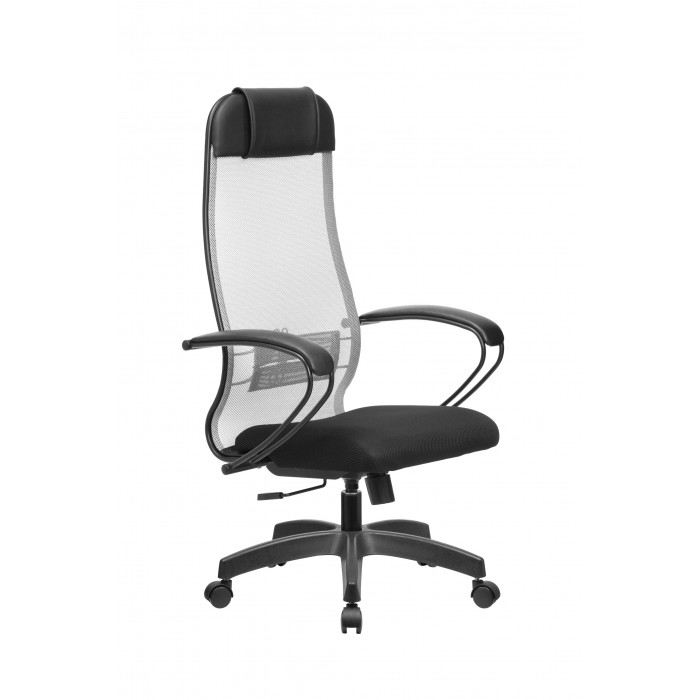 Кресло МЕТТА комплект-11 (MPRU)/подл.130/осн.001 (Светло-серый) купить со скидкой