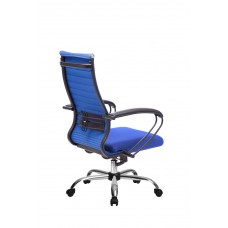 Кресло МЕТТА комплект 19 (MPRU)/подл.130/осн.003 (Синий/Синий)