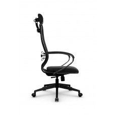 Кресло МЕТТА комплект B 2m 34PF/подл.127/осн.002 (Рогожка B Темно-серый)