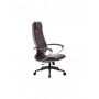 Кресло МЕТТА комплект-31 (MPES)/подл.116/осн.002 (Темно-коричневый) купить со скидкой