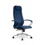Кресло МЕТТА комплект B 1m 32PF/подл.127/осн.004 (Рогожка B Синий) купить со скидкой
