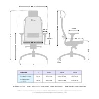 Кресло Samurai SL-3.041 MPES сетка/кожа, черный 