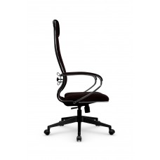 Кресло МЕТТА комплект B 1m 32P/подл.127/осн.002 (Рогожка B Темно-коричневый)