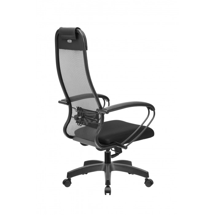 Кресло МЕТТА комплект-11 (MPRU)/подл.130/осн.001 (Темно-серый) купить со скидкой