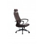 Кресло МЕТТА комплект-34 (MPES)/подл.117/осн.002 (Темно-коричневый) купить со скидкой