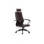 Кресло МЕТТА комплект-34 (MPES)/подл.117/осн.002 (Темно-коричневый) купить со скидкой
