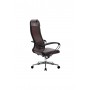 Кресло МЕТТА комплект-28 (MPES)/подл.117/осн.004 (Темно-коричневый) купить со скидкой