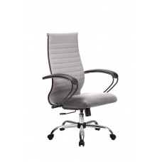 Кресло МЕТТА комплект 19 (MPRU)/подл.130/осн.003 (Светло-серый/Светло-серый)