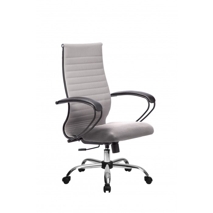 Кресло МЕТТА комплект-19 (MPRU)/подл.130/осн.003 (Светло-серый/Светло-серый) купить со скидкой
