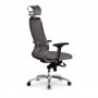 Кресло Samurai KL-3.04 MPES кожа, серый купить со скидкой